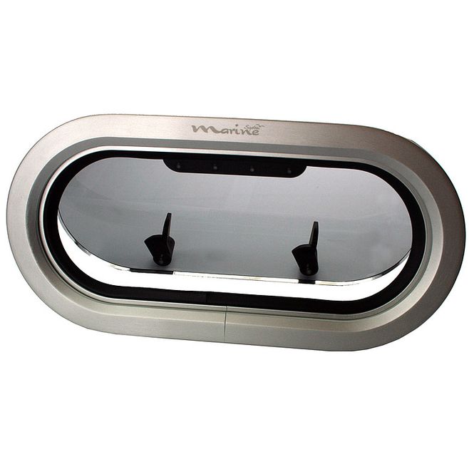Hovedbilde Portlight MS aluminium, oval, 175 x 375 mm