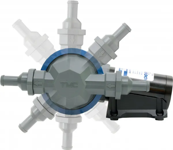 Hovedbilde TMC Membranpumpe 12V - 19mm slangestusser