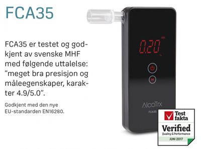 Promilletester AlcoTrx FCA35