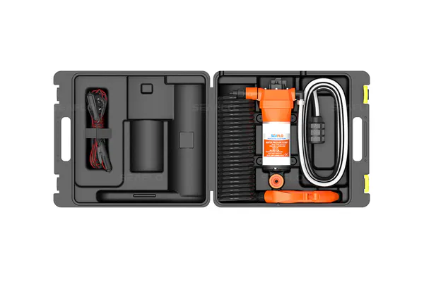 Hovedbilde Seaflo Spylepumpekit Portabel i koffert 12V 4,8bar