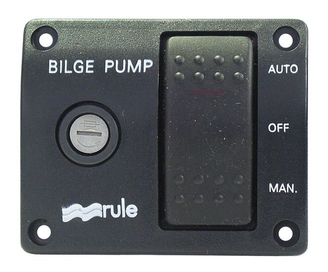 Hovedbilde Bryterpanel til lensepumpe - Rule