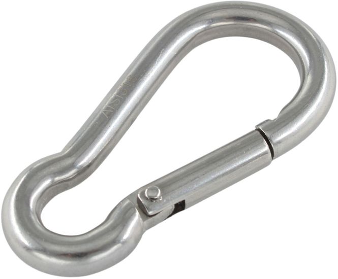 Hovedbilde Karabinkrok syrefast 120 mm