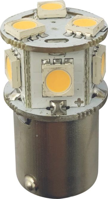 Hovedbilde 1852 LED pære BA15S u/kuppel 2-pk
