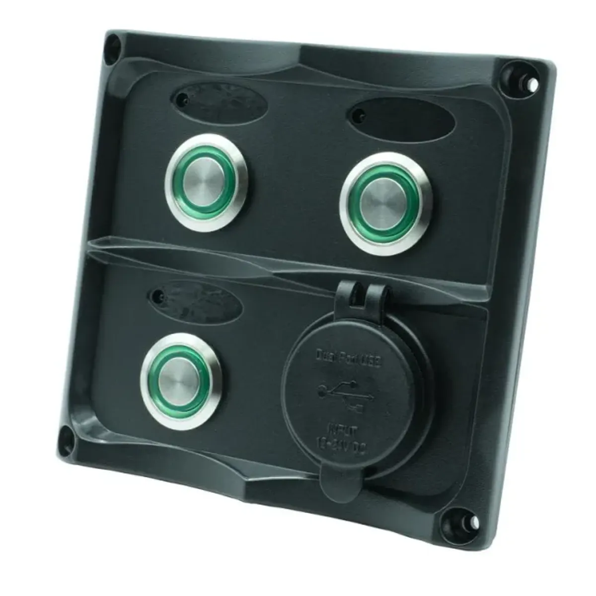 ProSupply Bryterpanel 3 Brytere + USB-A/C