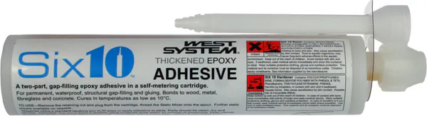 Hovedbilde Six 10 Epoxy, selvblandende patron, 190 ml