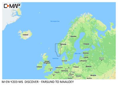 C-Map Discover elektronisk kartbrikke