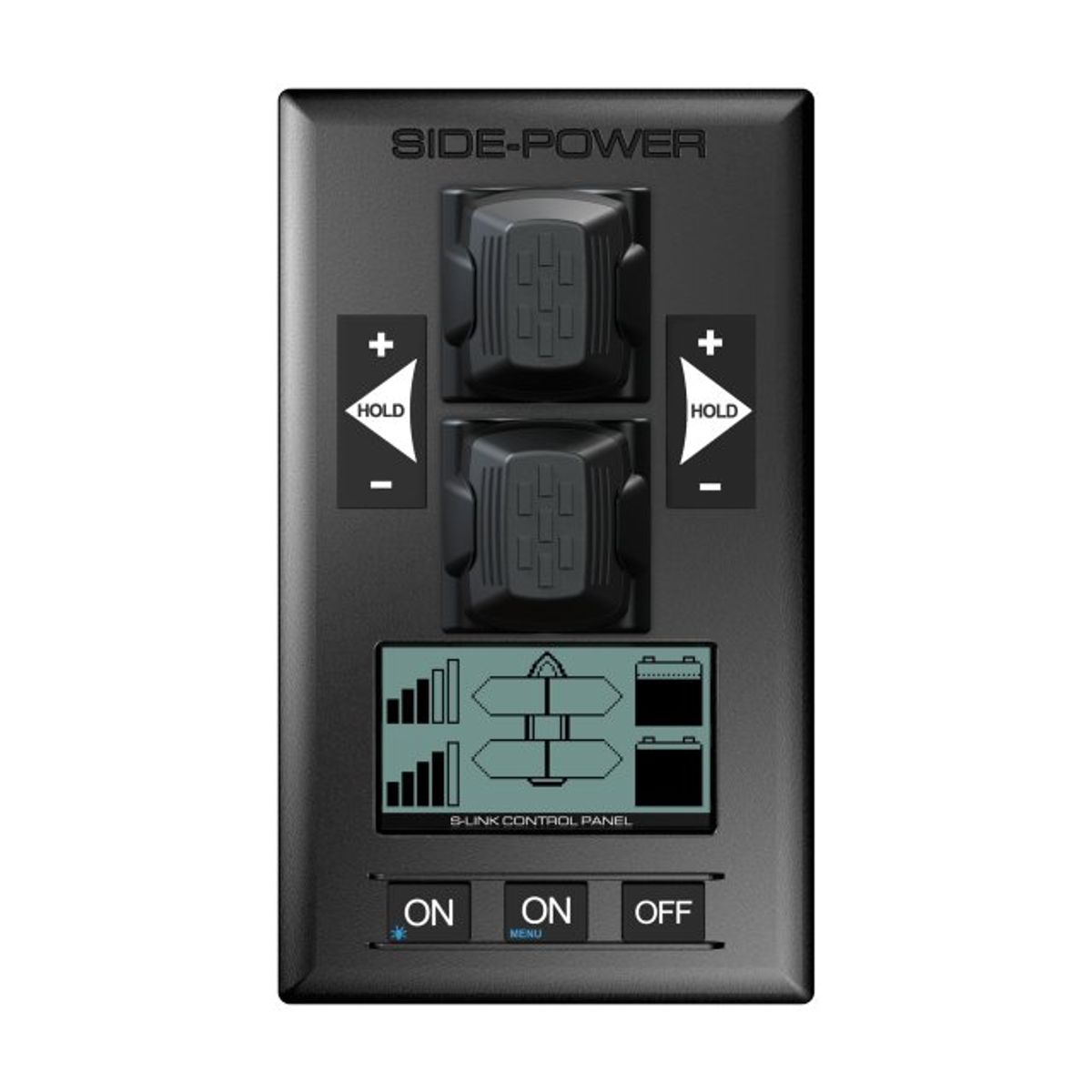 Kontrollpanel baug/hekk thruster S-Link™, dobbel, hold-funksjon LCD display