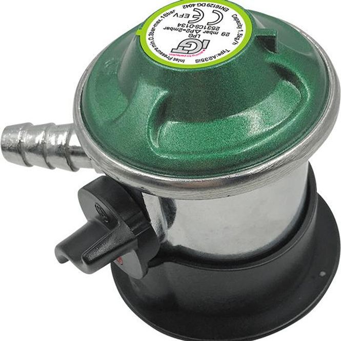 Hovedbilde Gassregulator click-on m/slangestuss