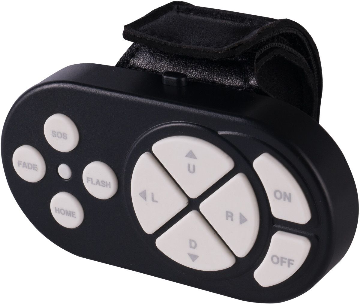 TideON Lyskaster LED SORT m/trådløs fjernkontroll
