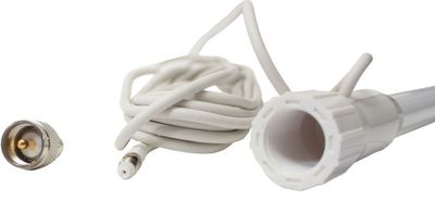 VHF-antenne motorbåt 105 cm  HVIT