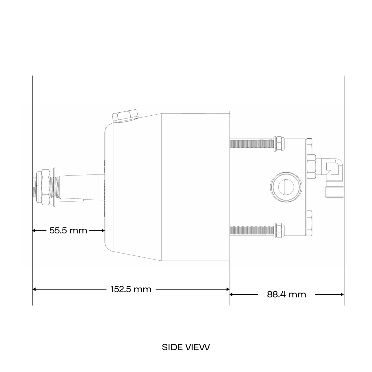 Glydus Hydraulisk Styrepumpe 25CC