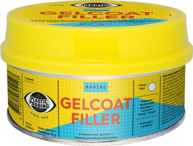 Hovedbilde Plastic Padding Gelcoat filler 180 ml