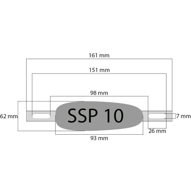 Hovedbilde Sinkanode 1,0 kg