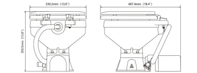Seaflo Toalett 12V Compact