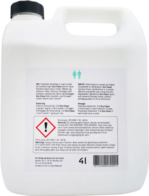 Hovedbilde Eco Clean WC 4L