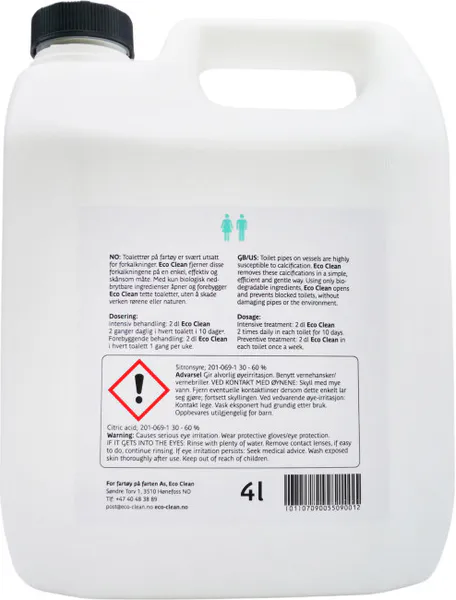 Hovedbilde Eco Clean WC 4L