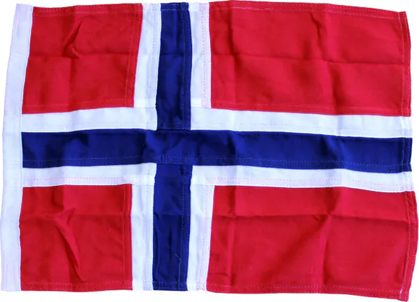 Hovedbilde Norsk båtflagg produsert i slitesterk polyester